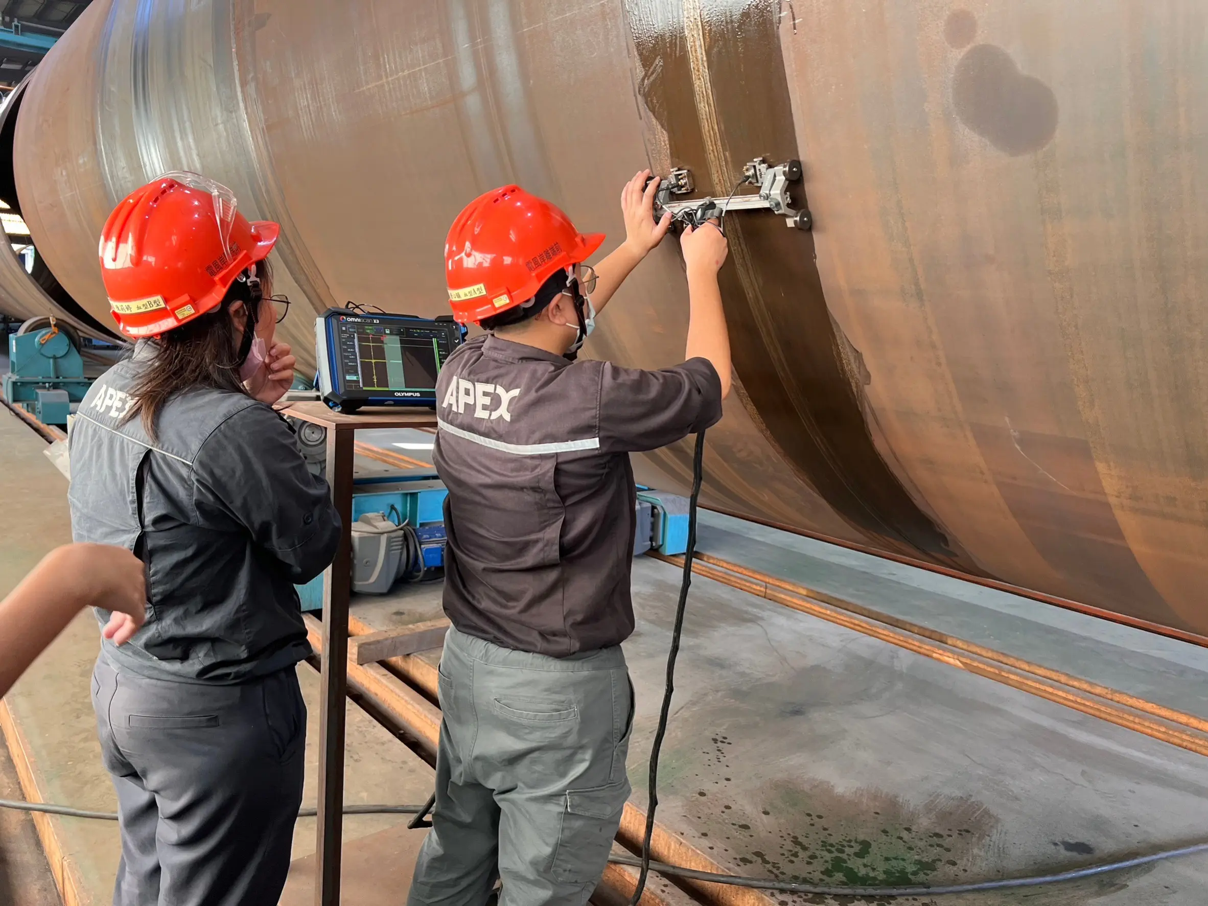 離岸風電塔柱檢測方案